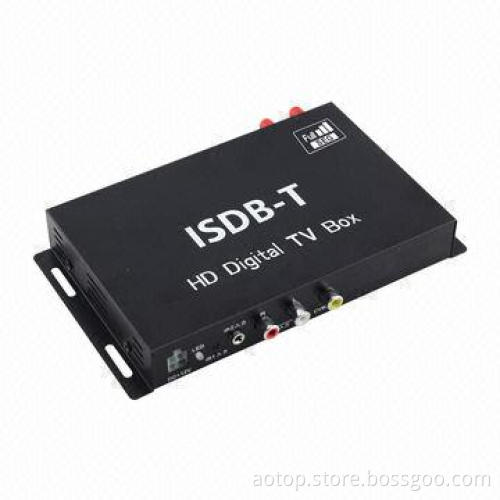 Car Digital TV Box, Supports High-speed 250km/hr, Full HD 1080P, ISDB-T One/Full Seg for Brazil